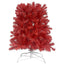 6FT Curved Top Artificial Fir Christmas Tree with LED Lights
