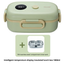 New Smart LCD Temperature Digital Display Insulated Lunch Box Portable Electric Lunch Box Lunch Box Suitable for Outdoor Travel - Korvel