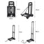 Chariot de bagages portable pliable - Compagnon de voyage polyvalent