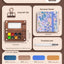 Mingke Mini Watercolor Paint Box with Notebook - 8 Colors