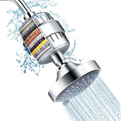 Shower Set With Filter Shower Head Set Combination High-Pressure Nozzle Beauty Care With Water Filter - Korvel