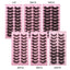 10 Pairs Of Messy Thick Imitation Mink Hair False Eyelashes 3D Stereo Realistic European And American Fried Hair False Eyelashes - Korvel