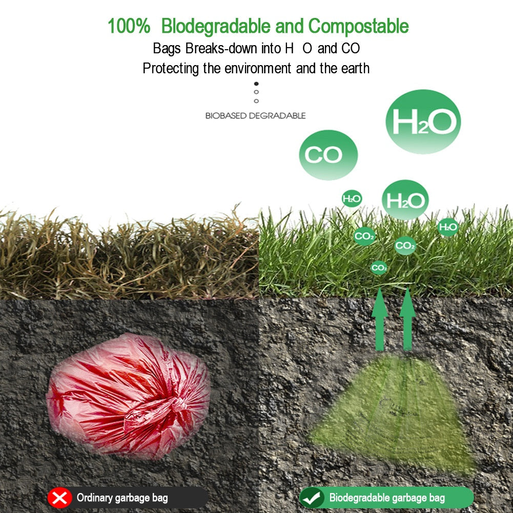 Biodegradable Pet Waste Bags Corn Starch PLA Degradable Poop Bags - Korvel