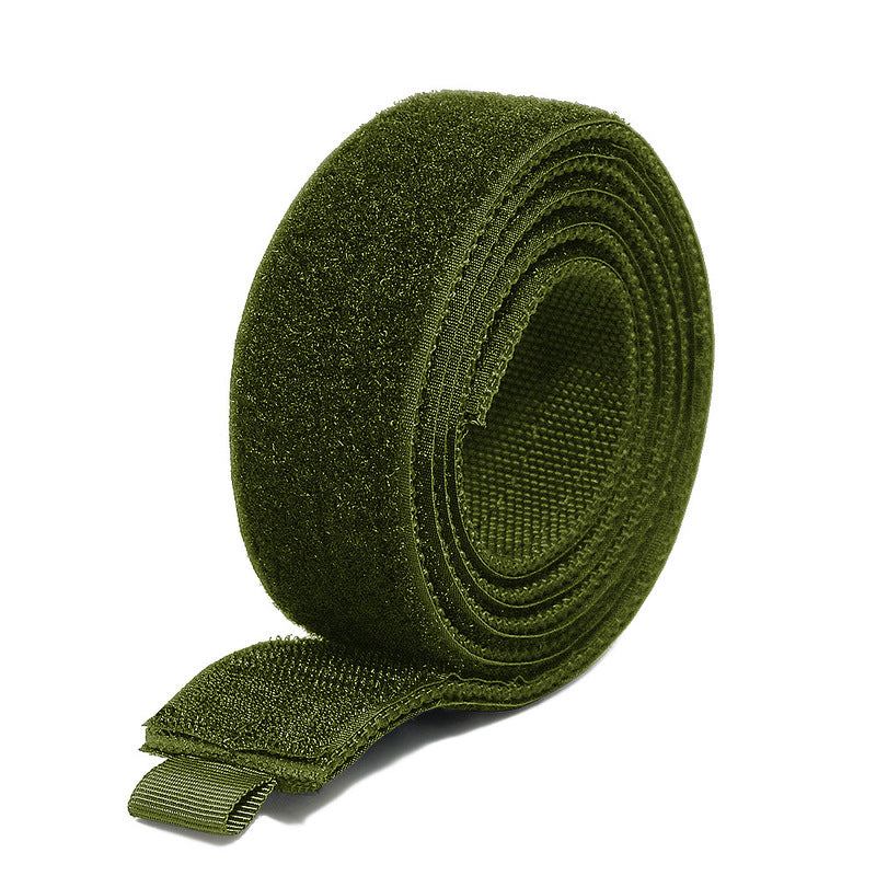 Tactical Inner Belt, Duty Nylon Hook - Loop Adjustable Black Waist Belt - Korvel