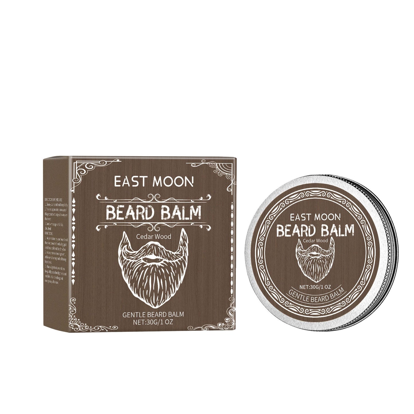 Cera para Barba de Madera de Cedro - Crema Nutritiva para Barba