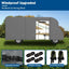Umbrauto RV Cover Class C Upgraded 7 Layers Anti-UV Top Panel Motorhome Cover，Gray - Korvel