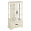 Elegant Lighted Curio Display Cabinet with Adjustable Shelves