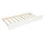 Daybed with Trundle Frame Set Twin Size White - Korvel