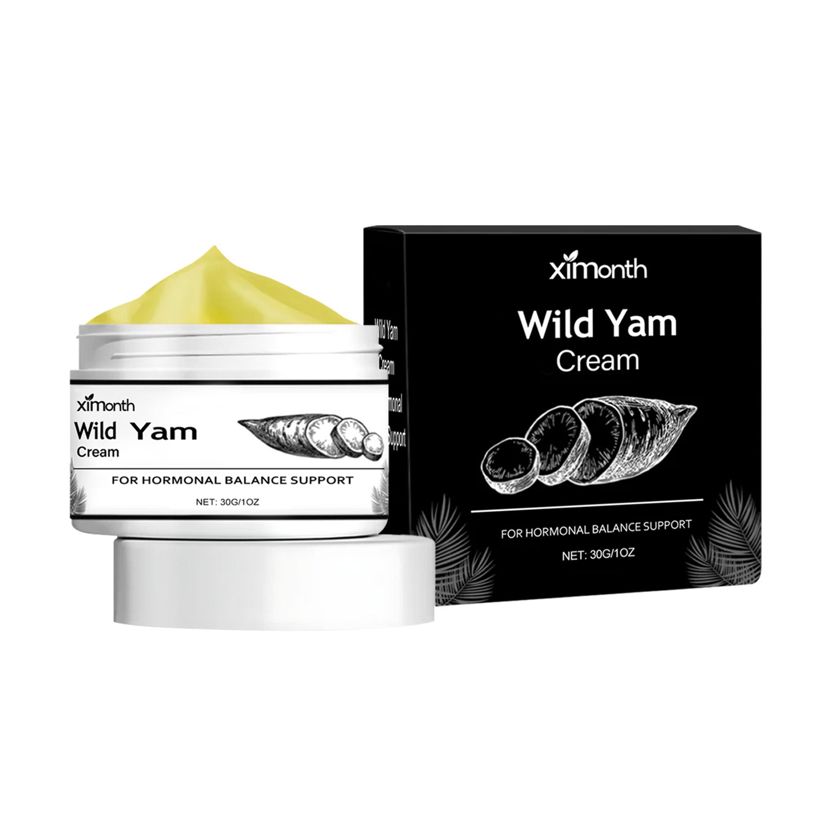 Yam Cream For Women Nourishing Cream Moisturizing Skin Hydrating Massage Balancing Body Care Cream - Korvel