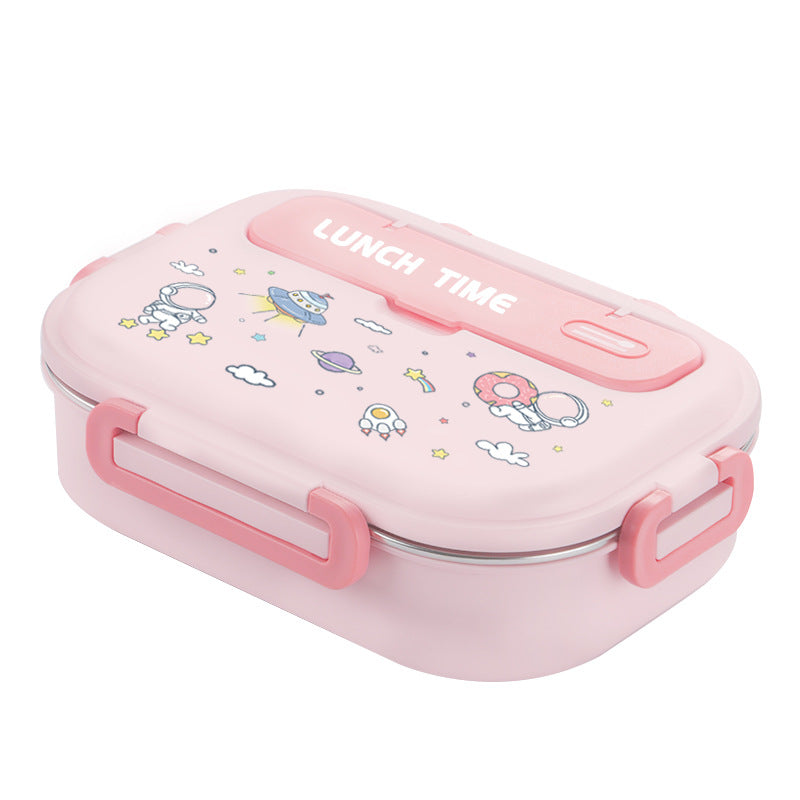Cartoon cute sealed 316 stainless steel compartment insulation lunch box lunch box - Korvel