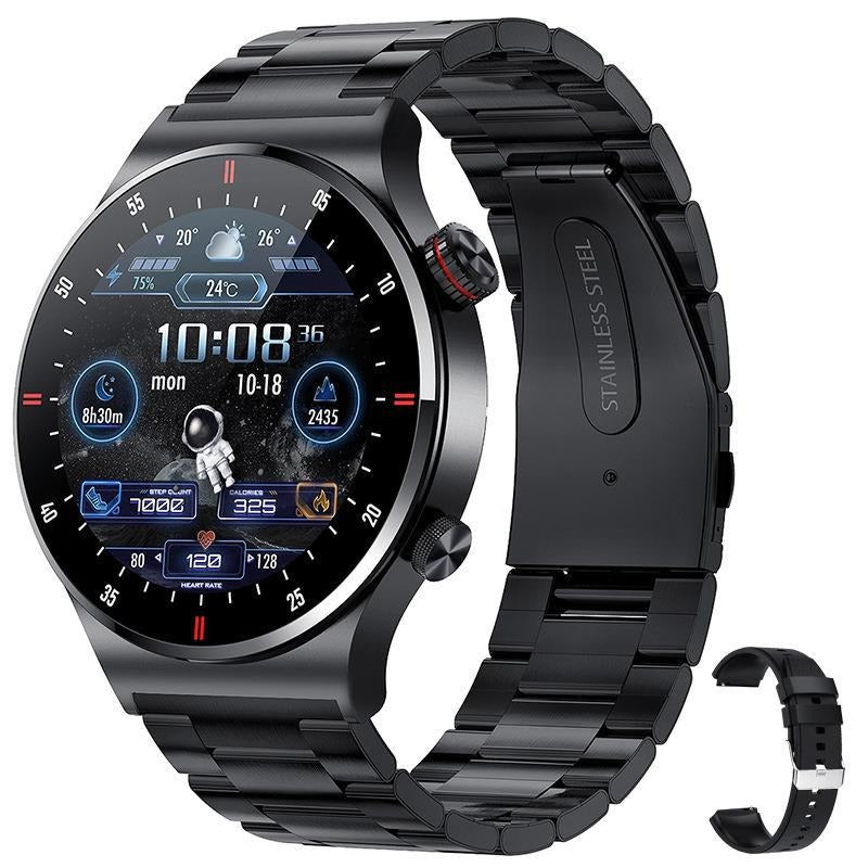 QW33 Smart Watch ECG+PPG Music Player Pedometer Bluetooth Call Smart Watch - Korvel