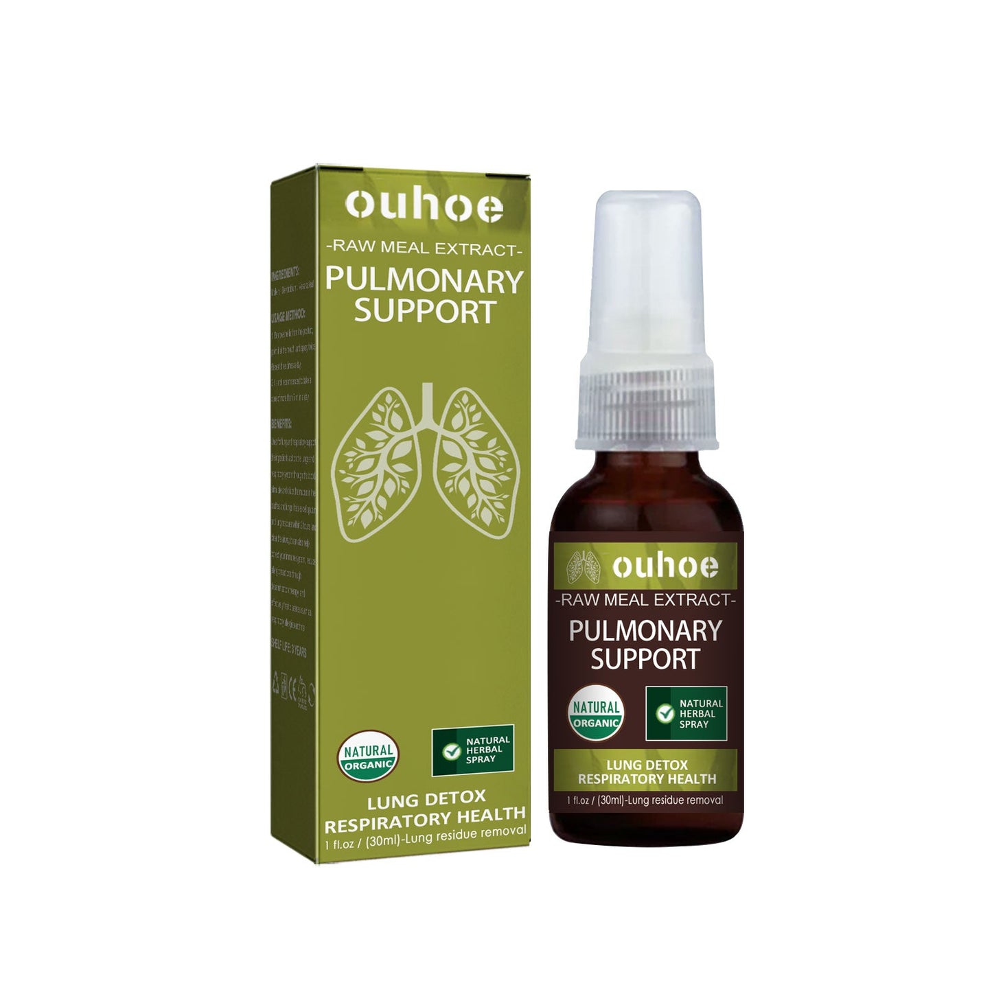 Spray buccal rafraîchissant aux herbes pour le confort de la gorge