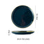 Elegant Blue Porcelain Dinner Plates