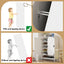 Shoe Cabinet with Doors, 6-Tier Shoe Storage Cabinet with Adjustable Shelves, Wooden Shoes Rack Shoe Storage Organizer - Korvel