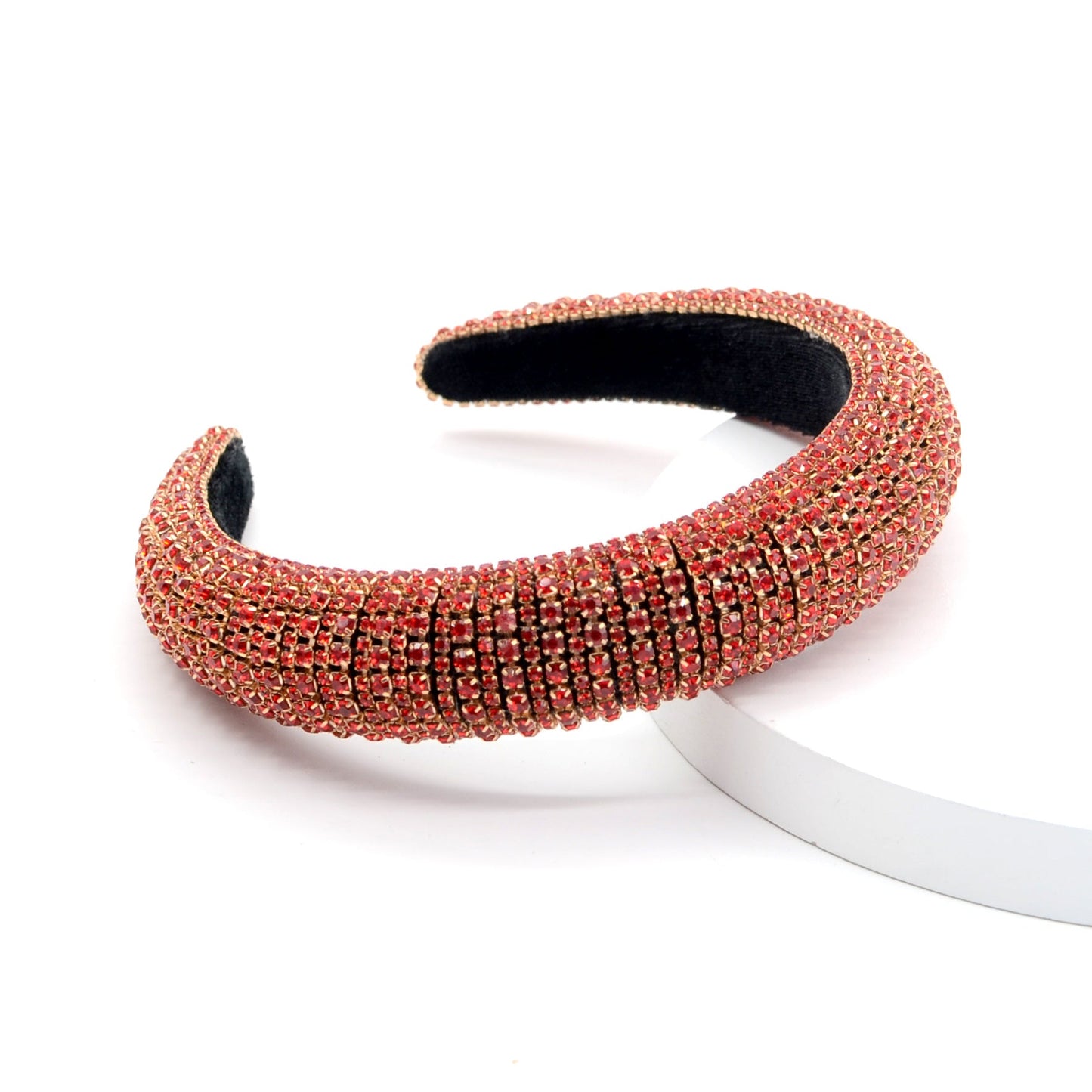 Luxury Sparkly Full Crystal Pearl Baroque Headband