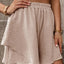 Pantalones Cortos con Cintura Elástica en Capas