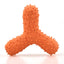 New Pet Latex Toy with Spiked Bone and Four-Corner Square Latex Sound Toy Durable Teeth-Cleaning Dog Toy - Korvel