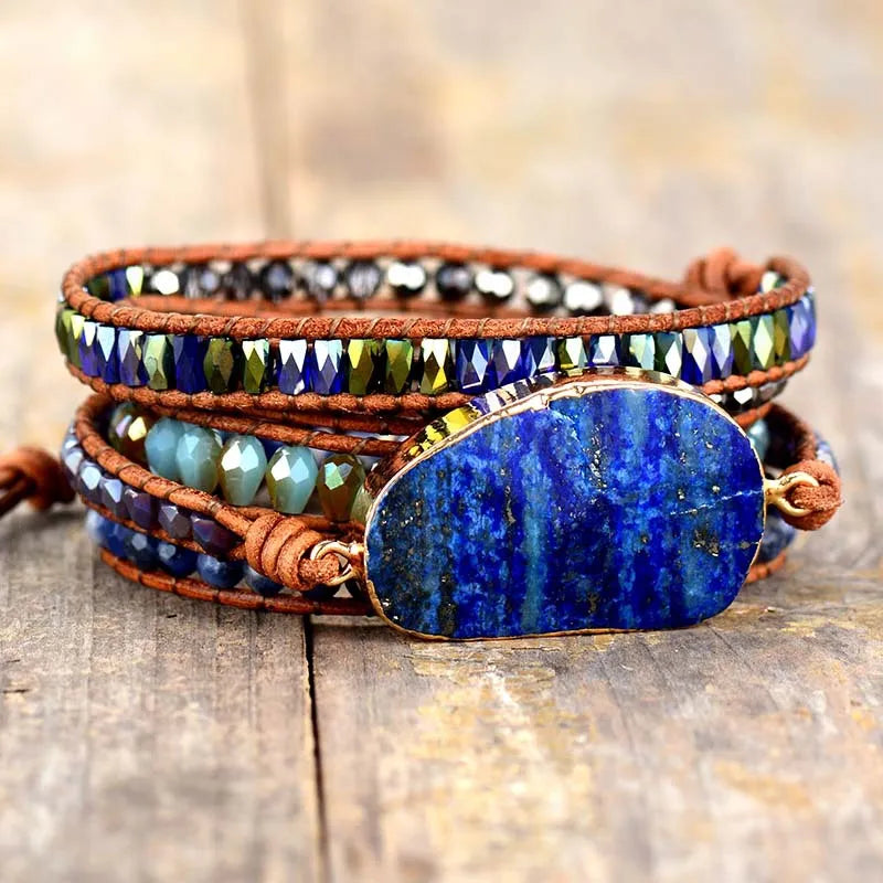 Lapis Lazuli Layered Bracelet - Korvel