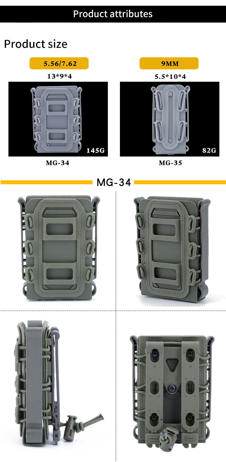 Caja Colgante Táctica Live CS para Cintura para Munición de 5.56 y 7.62