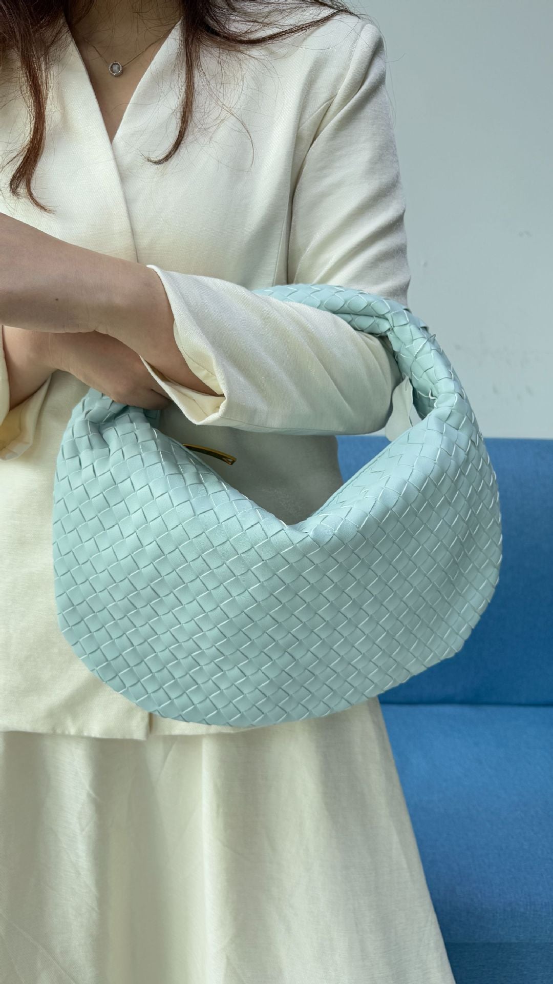 Premium Large Women's Woven Shopper Bag