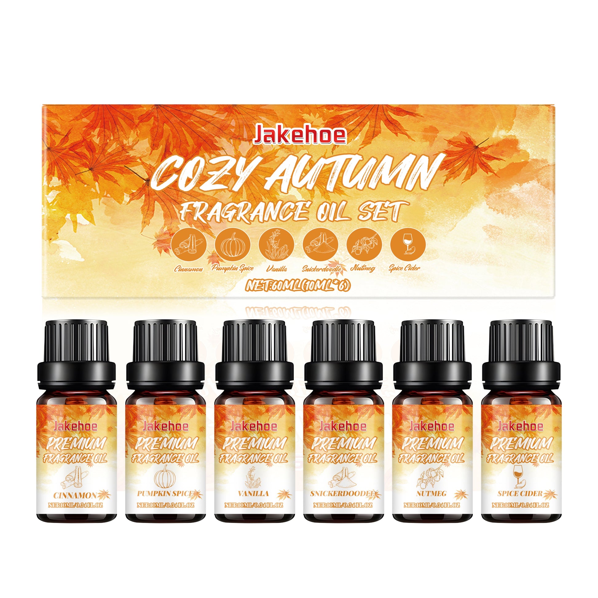 Autumn Essential Oil Set Indoor Warm Atmosphere Long-Lasting Warm Fragrance Soft Fragrance Humidifier Available - Korvel