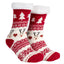Chaussettes de Noël en peluche douces pour un confort hivernal