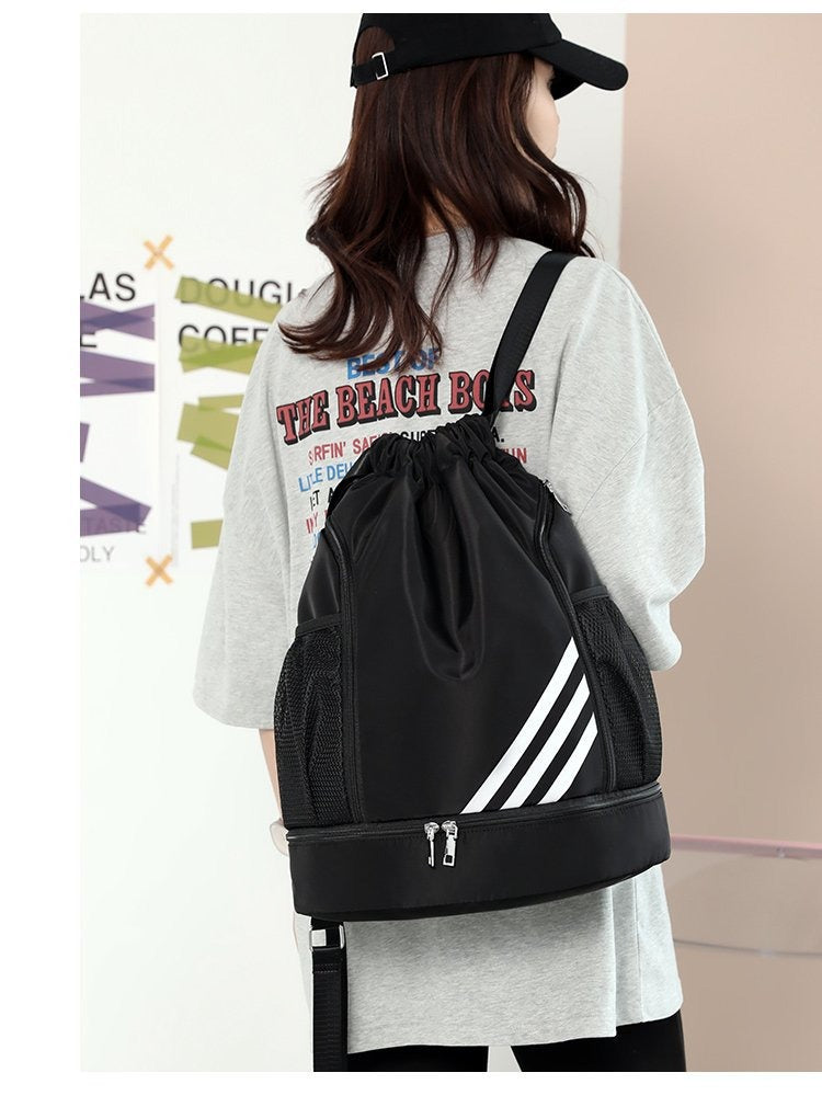 Sport Basketball Backpack Travel Outdoor Fitness Travel Sports Bag Basketball Pouch Hiking Climbing Backpack - Korvel