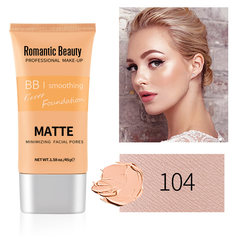 Romantic Beauty Waterproof Non-Standing Portable Foundation Oil Control Long Lasting Concealer Foundation - Korvel