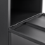 Office furniture Copier Cabinet black 2 door steel copier stand mobile pedestal file Printer Stand - Korvel