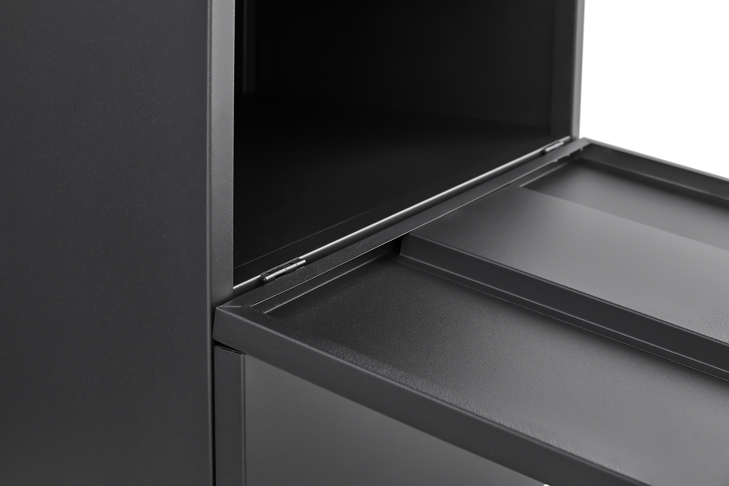Office furniture Copier Cabinet black 2 door steel copier stand mobile pedestal file Printer Stand - Korvel