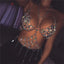 Queen Bling Metal Tassel Details Tank Tops Festival Rave Clothing Summer Sexy Backless Rave Body Chain Beach Tops - Korvel