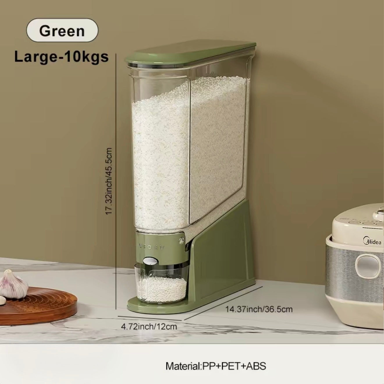 GrainGuard Rice Dispenser - Premium Food Storage Solution