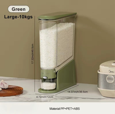 GrainGuard Rice Dispenser - Premium Food Storage Solution