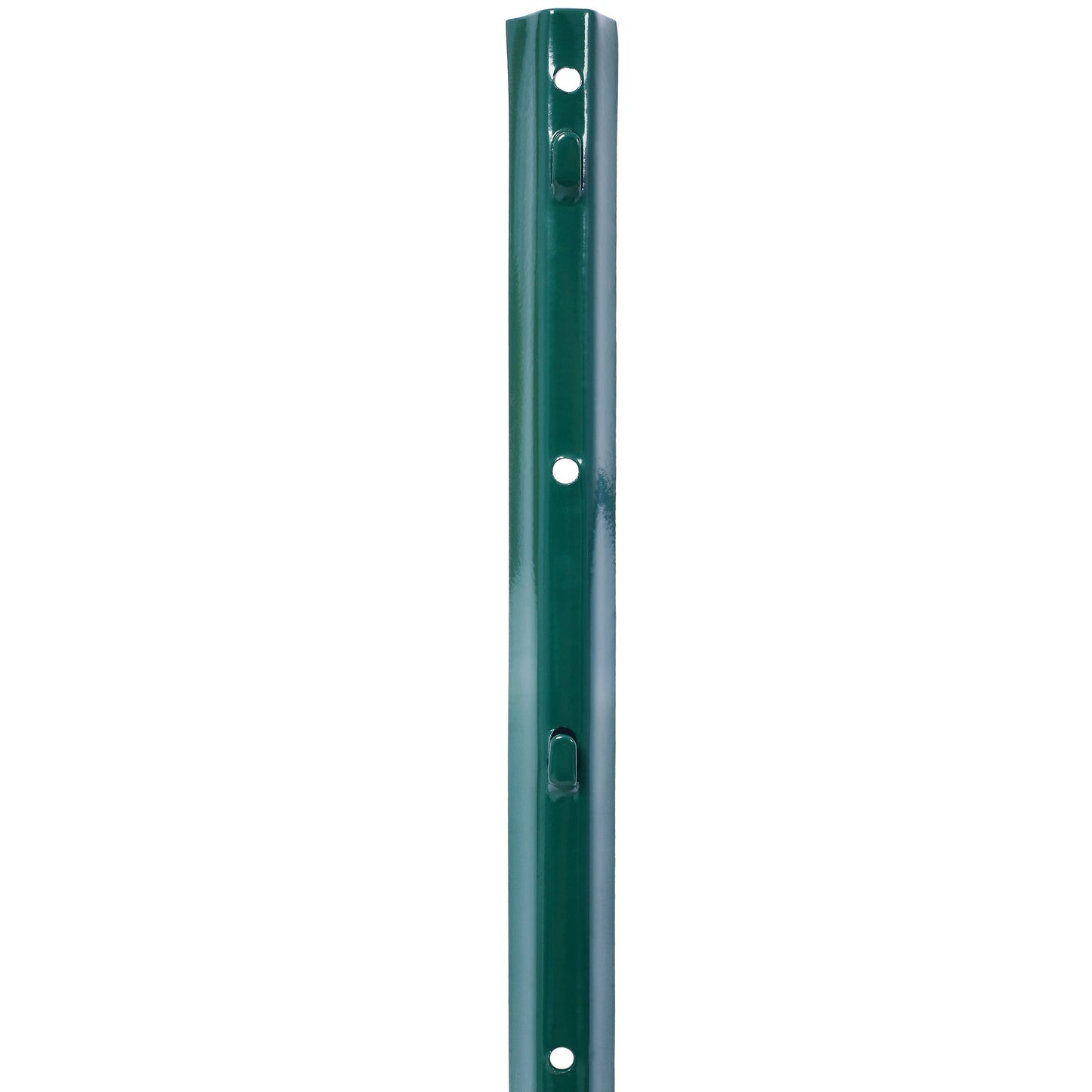 Heavy-Duty Metal Fence Posts with U-Grooves - 5 Feet, 10 Pack