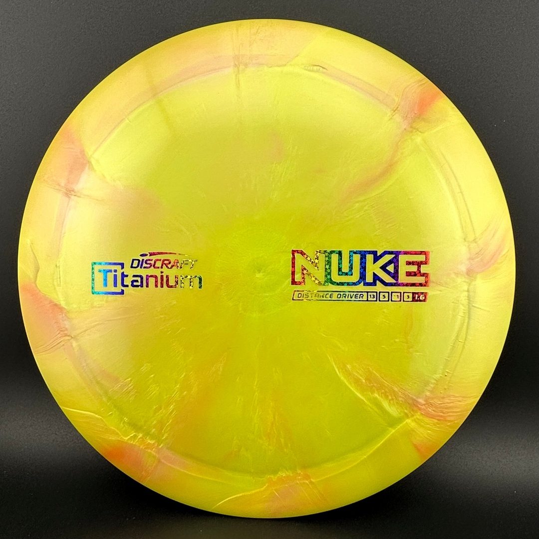 Titanium Swirl Nuke Disc Golf Driver