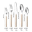 French Rivet ABS Handle Hotel Western Tableware Steak Knife Butter Knife Set - Korvel
