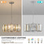 Chandelier en cristal moderne de luxe pour la décoration intérieure