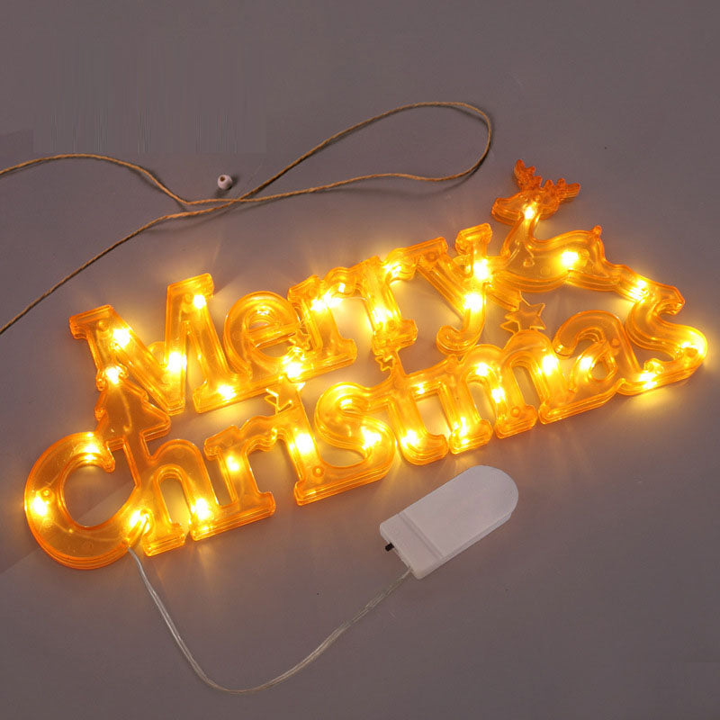 Christmas decorations, Christmas tree ornaments, LED lights, Christmas wreaths, letter lights, chrismas - Korvel