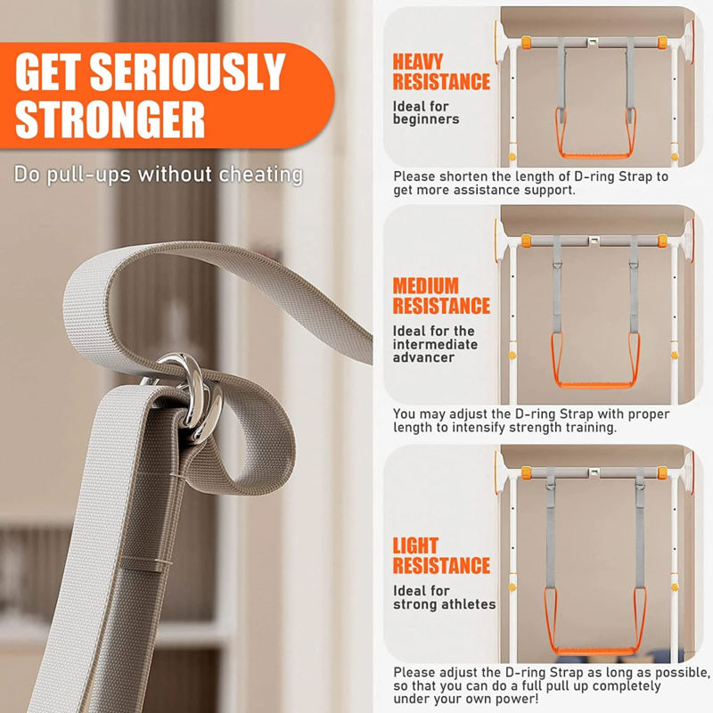 Pull Up Assistance Bands Set Resistance Strap for Pull Up Assist for Men Women Hanging Training Chin-up Workout Body Stretching - Korvel