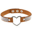 Collar de Rhinestone en Forma de Corazón Harajuku