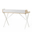 Elegant White Computer Desk for Modern Offices