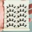 Cartoon Bushy Black Terrier Big Devil False Eyelashes Whole Piece Barbie Eyelashes Natural Little Devil - Korvel