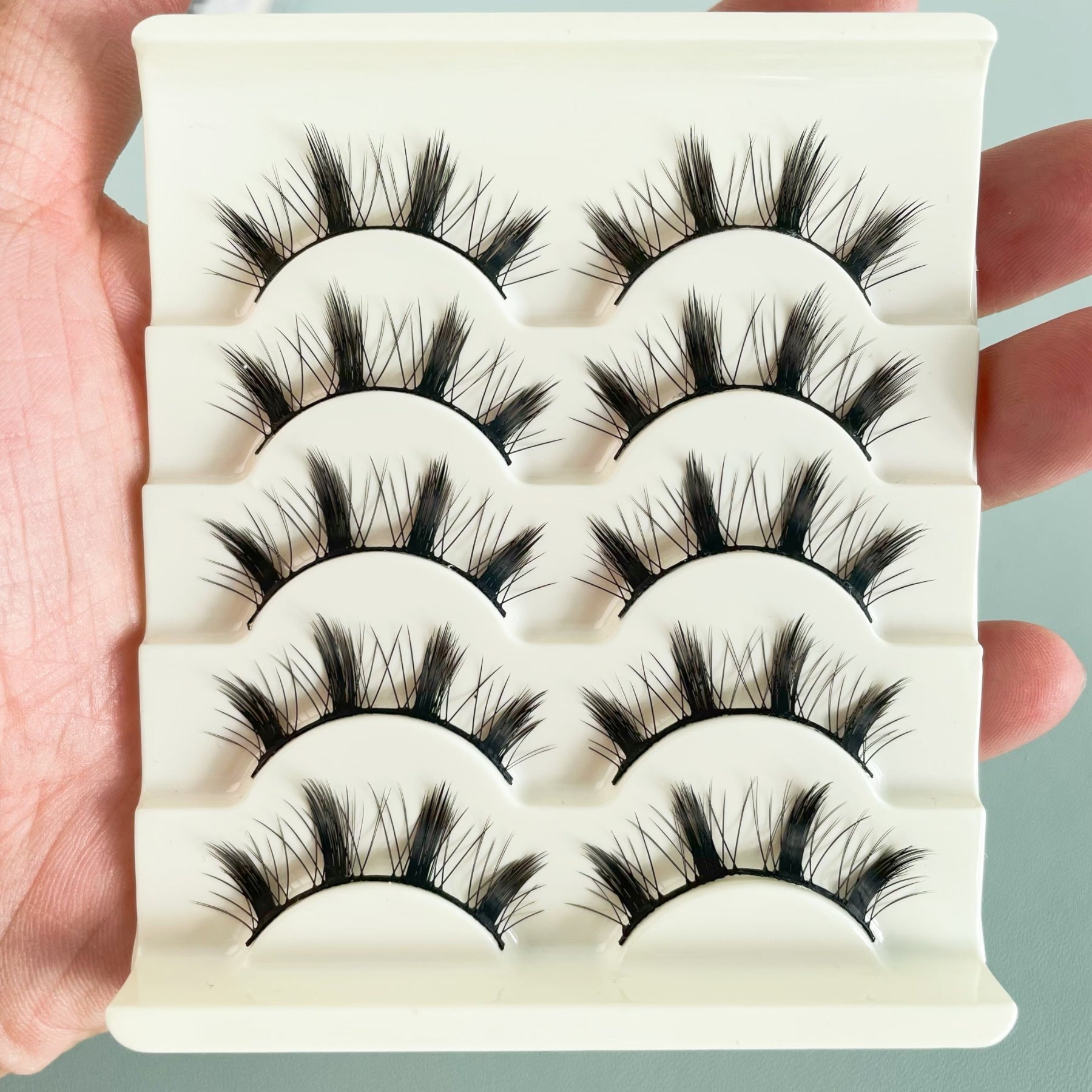 Cartoon Bushy Black Terrier Big Devil False Eyelashes Whole Piece Barbie Eyelashes Natural Little Devil - Korvel