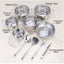 Stainless steel cookware set of 18 pieces household kitchen set soup pot set 16-26cm cutlery set pot set - Korvel