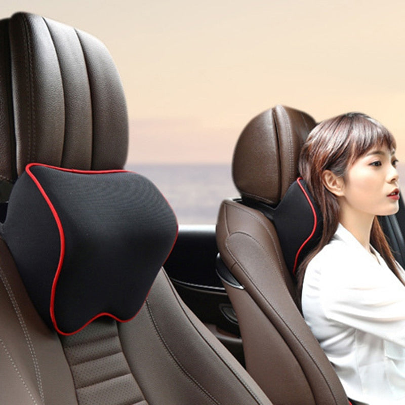 Car Neck Headrest Pillow Car Accessories Cushion Auto Seat Head Support Neck Protector Automobiles Seat Neck Rest Memory Cotton - Korvel
