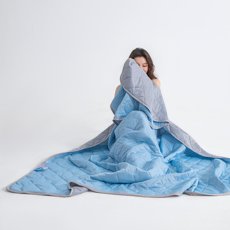 Grade A Cooling Blanket: Soft, breathable, king/queen size, summer lightweight cool comforter. - Korvel