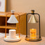 Aromatherapy desktop retro melting candle simple desk lamp bedroom dimmable melting wax lamp iron art fragrance night light - Korvel