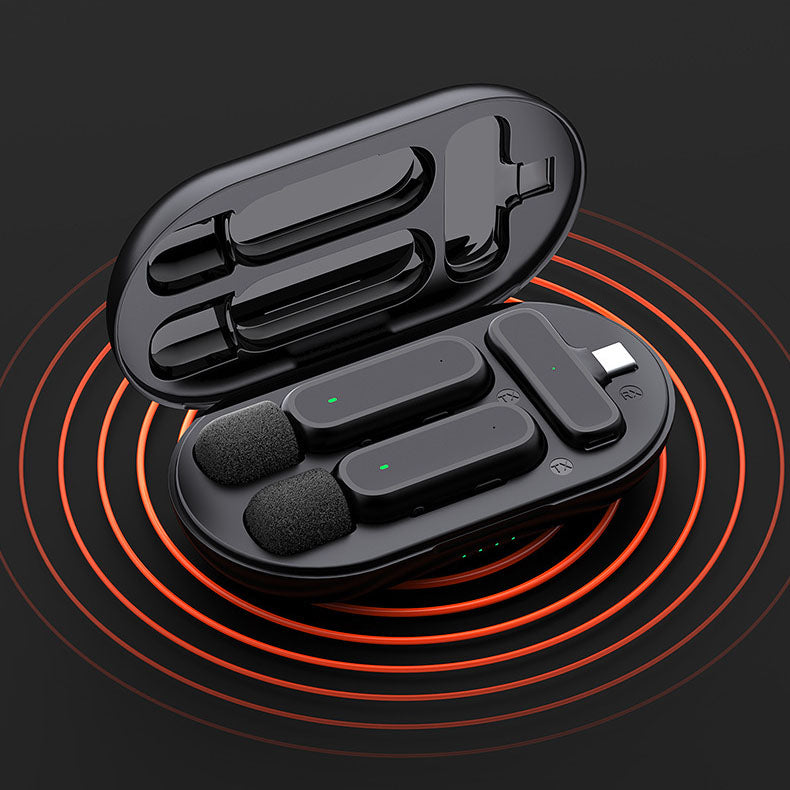K61 Wireless Lavalier Microphone for Streaming and Broadcast