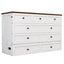 Solid Pine Murphy Bed Chest with Charging Station - Queen