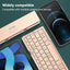 Mini Folding Keyboard Wireless Bluetooth-compatible Keyboard Foldable Keypad For Laptop Windows Android Tablet ipad Phone - Korvel